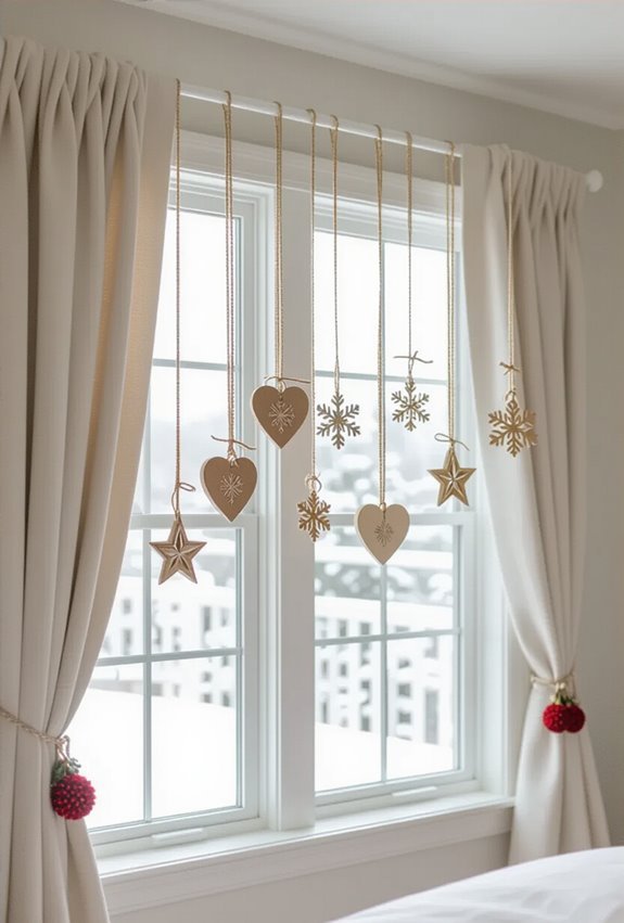 personalized ornaments on rods