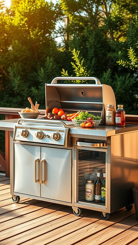personalized outdoor cooking setup