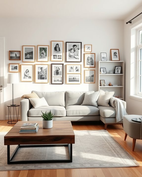 personalized photo displays enhance decor