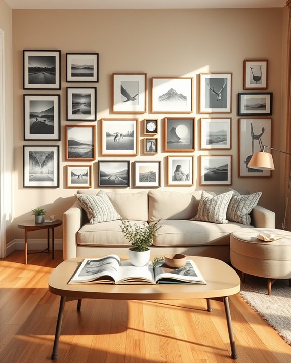 personalized photo gallery wall