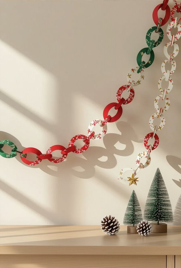 personalized recycled paper garlands