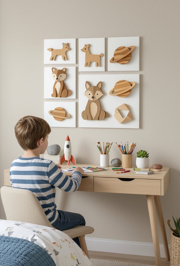 personalized wall art celebrates interests