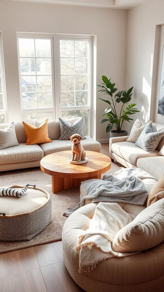 pet friendly living room design