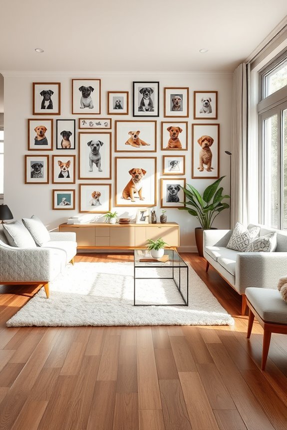 pet photo wall design