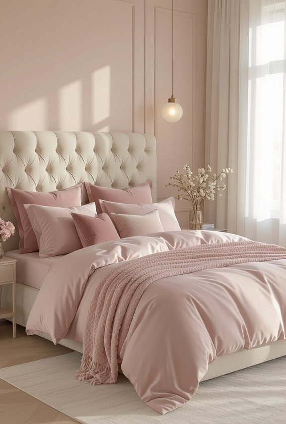 pink elegance balanced with neutrals