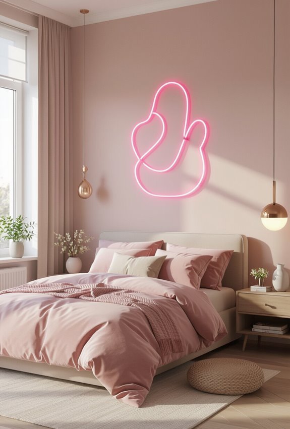 pink neon for personality