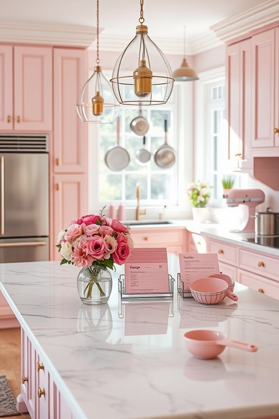 pink recipe cards delight