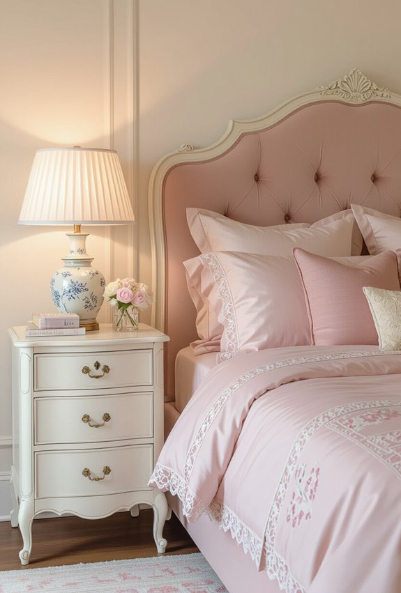 pink vintage floral elegance