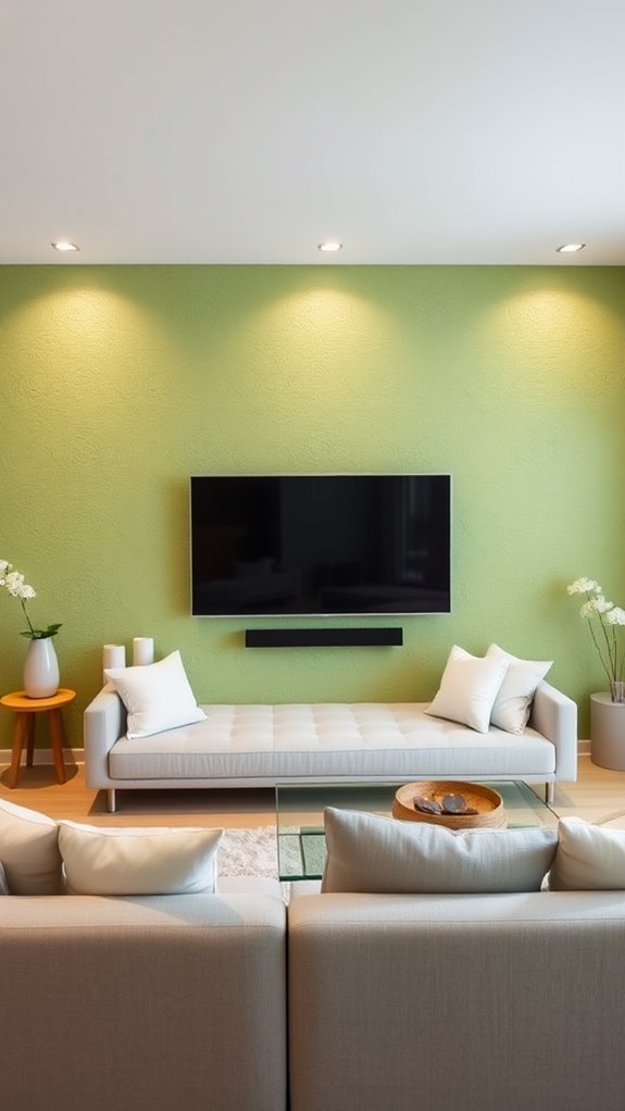 pistachio green minimalist aesthetics