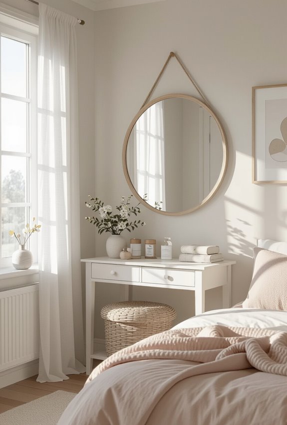 place angled mirrors opposite windows