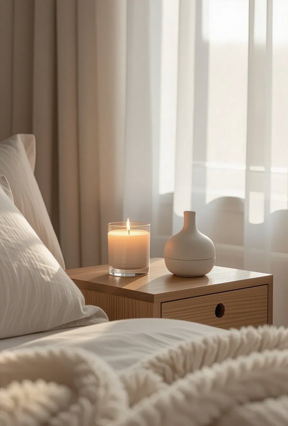 place scented diffusers strategically