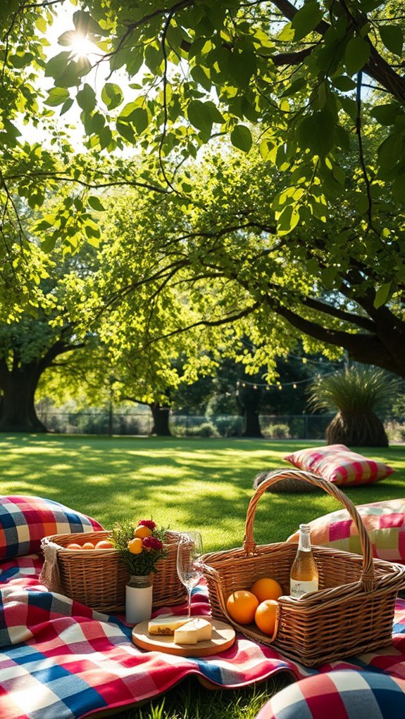 plan for picnic shade
