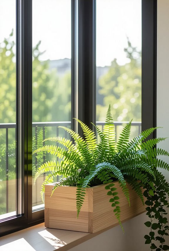 planter boxes under windows