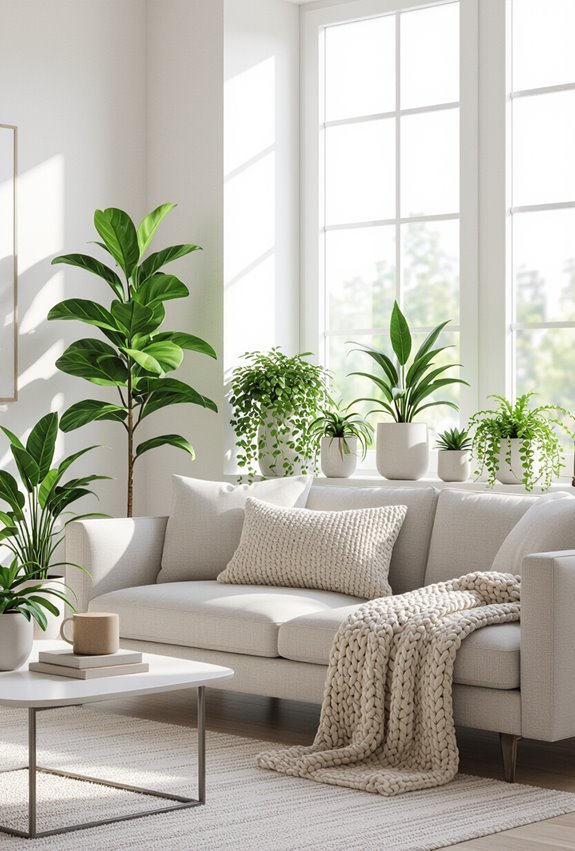 plants add cozy lived in