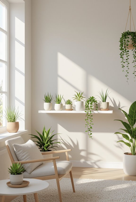 plants add vertical air purifying life