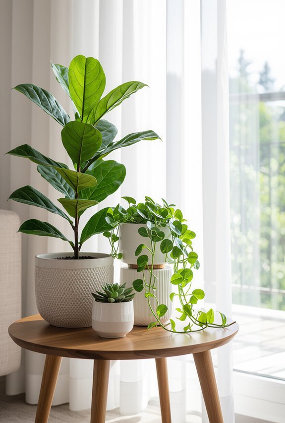 plants enhance rugs warmth
