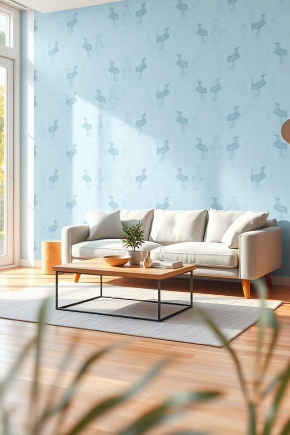 playful blue animal prints