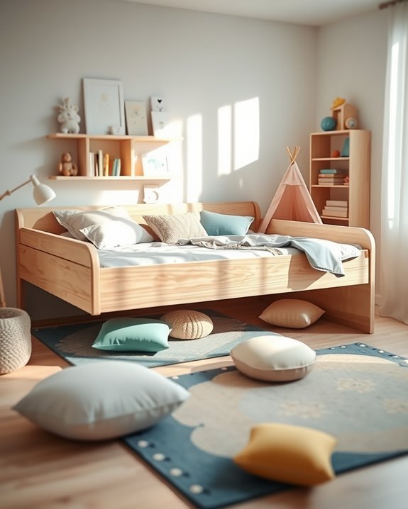 playful box bed design