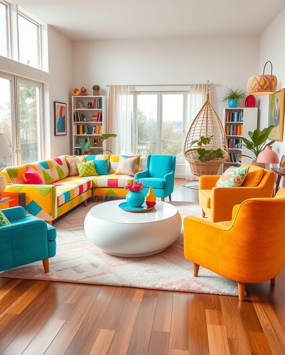 playful colorful functional furniture