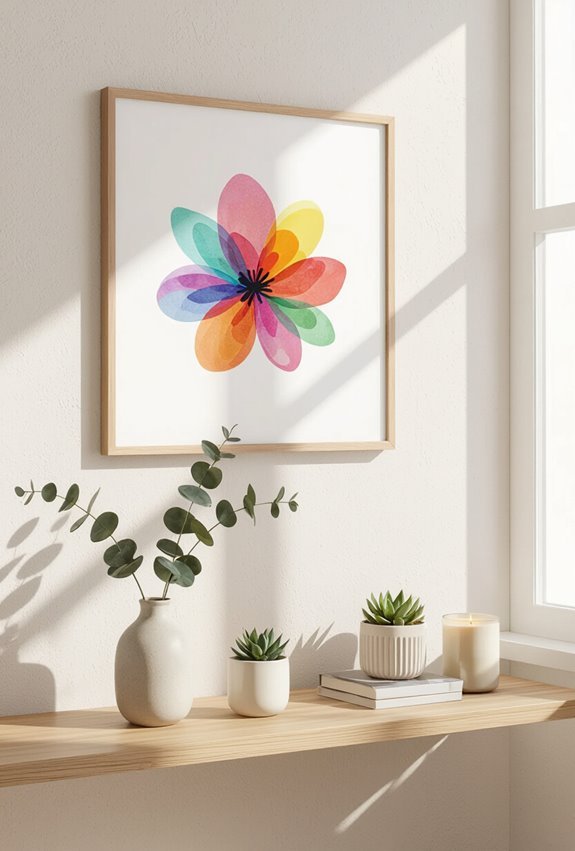 playful cozy bright wallprints