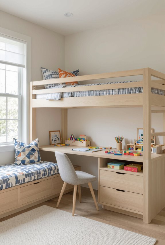 playful durable organized study space