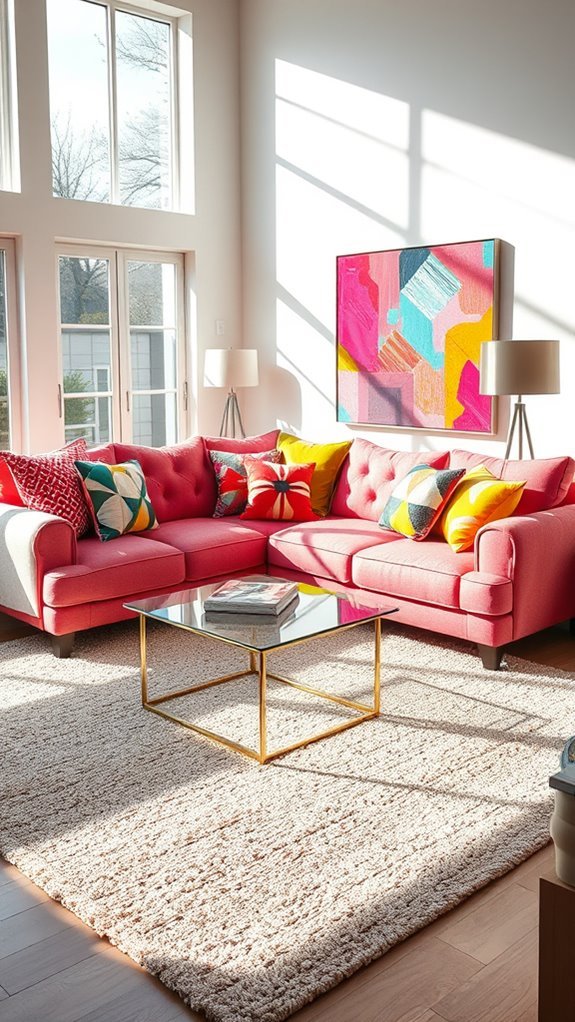 playful l shaped sofa vibes