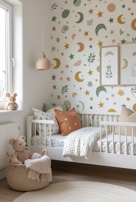 playful mixed scale floral geometrics