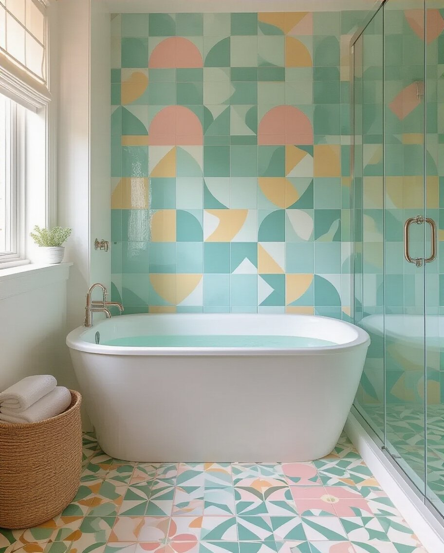 playful mosaic tile designs