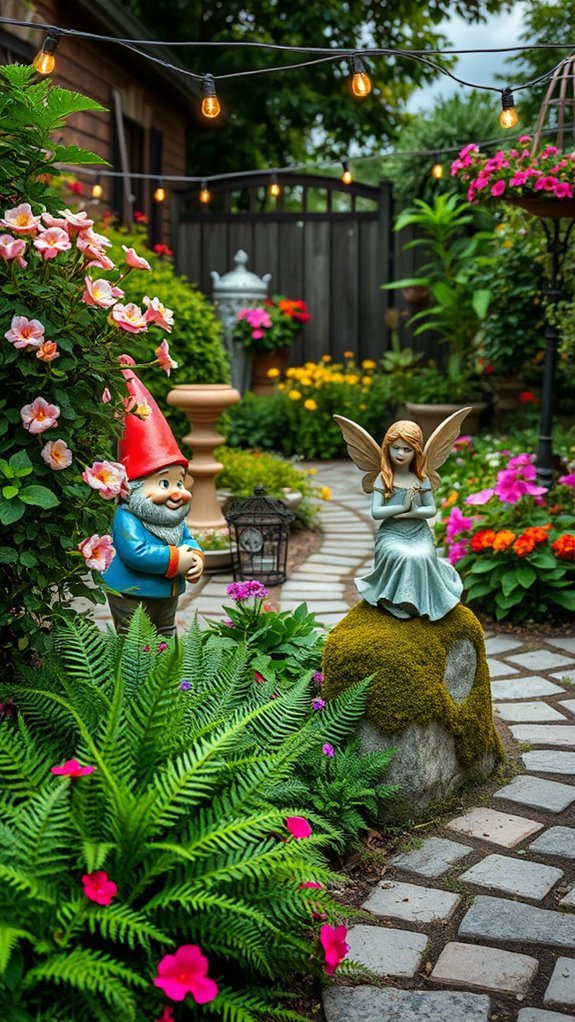 playful outdoor garden statues