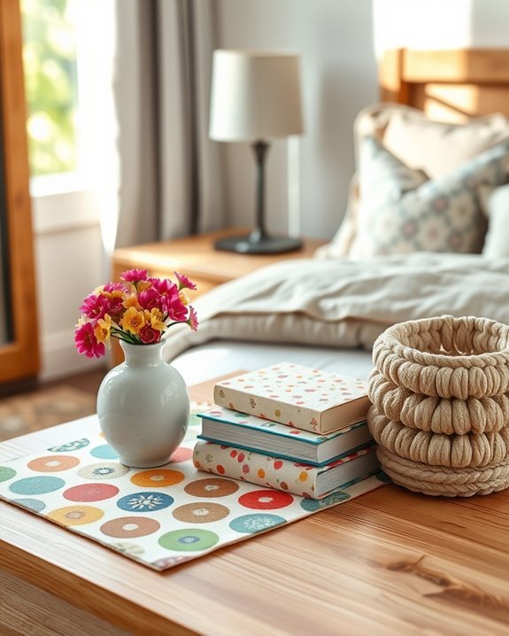 playful patterns enhance decor