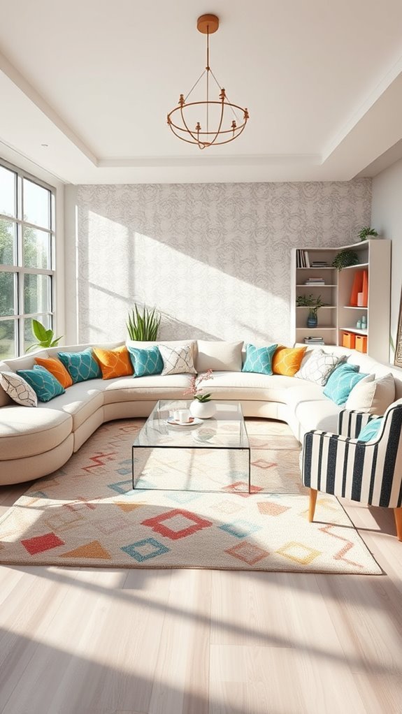 playful patterns vibrant living