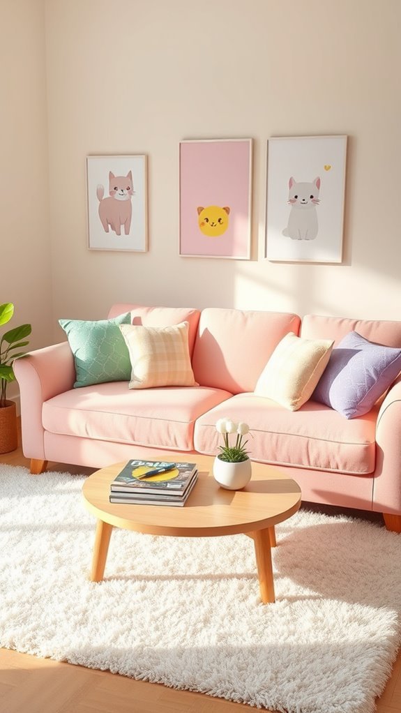 playful vibrant living room