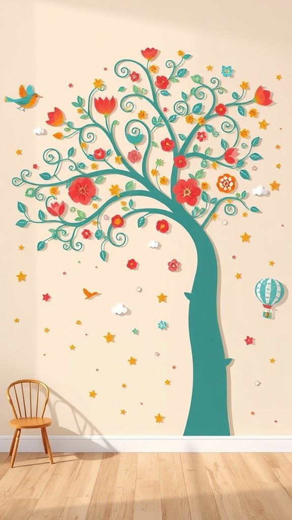 playful wall sticker ideas