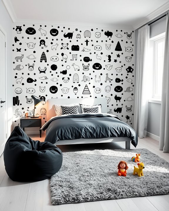 playful wallpaper for children