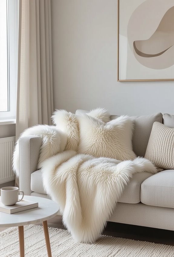 plush reversible vegan faux fur