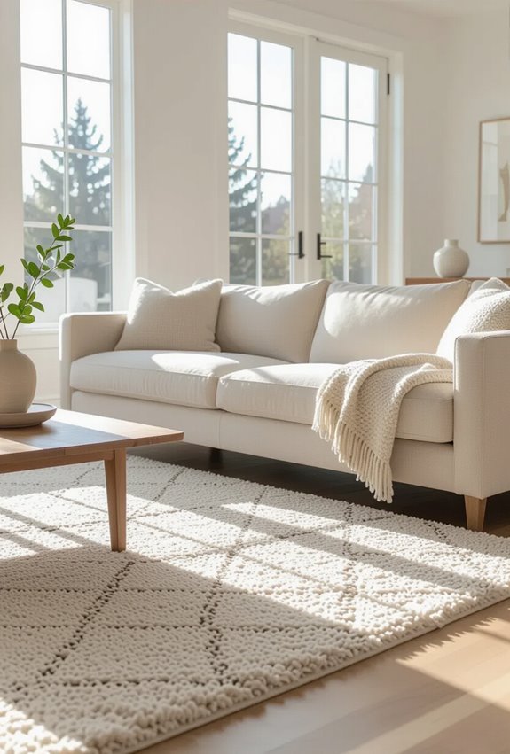 plush rugs smooth upholstery