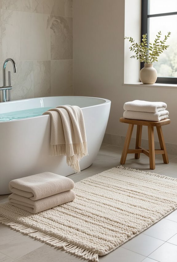 plush textiles layered neutral luxury