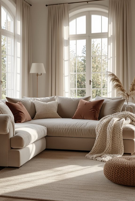 plush velvet and boucle