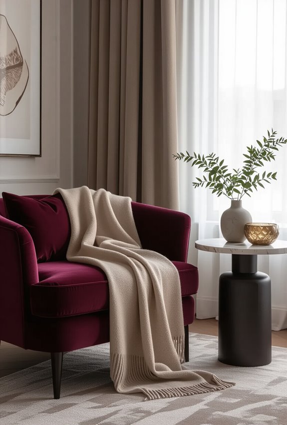 plush velvet and silk textures