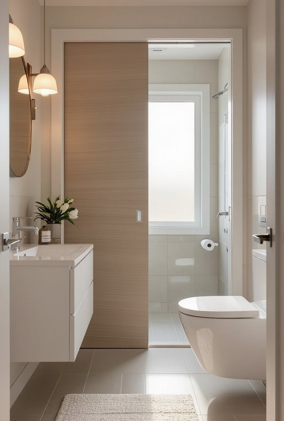 pocket doors save space
