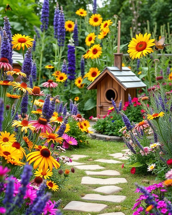 pollinator friendly garden design