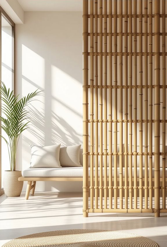 portable bamboo acoustic dividers