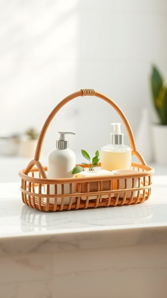 portable bathroom organization solution