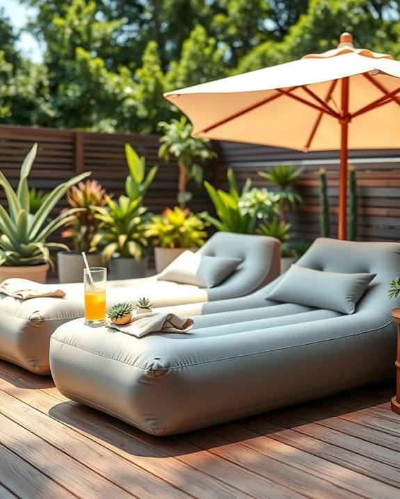 portable comfort for lounging