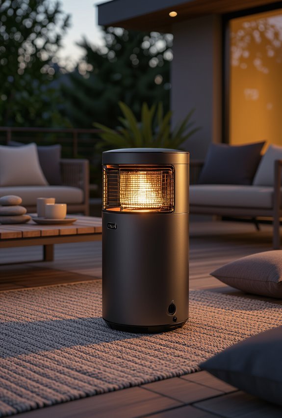 portable compact safe outdoor warmth
