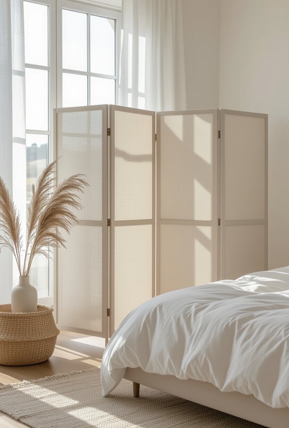 portable patterned folding room dividers