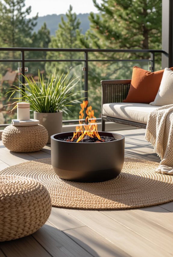 portable propane balcony safety