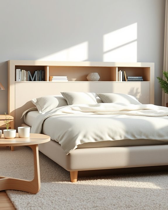 practical storage bed design