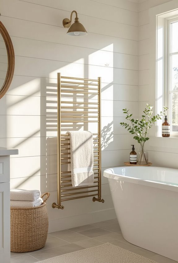 pre warmed towels reduced mildew