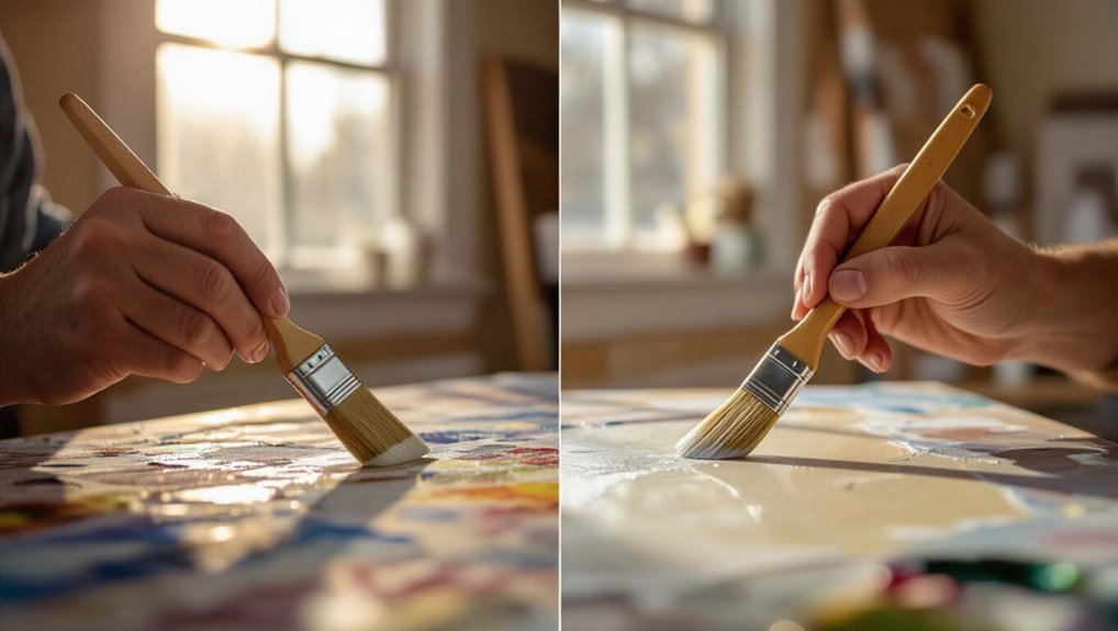 precision versus speed in painting